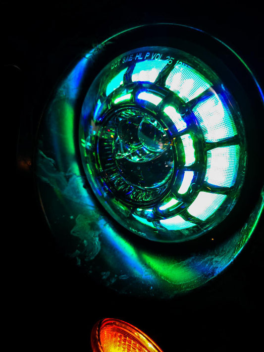 Shoreline Offroad Pro Series LED 7” JK RGB Headlights