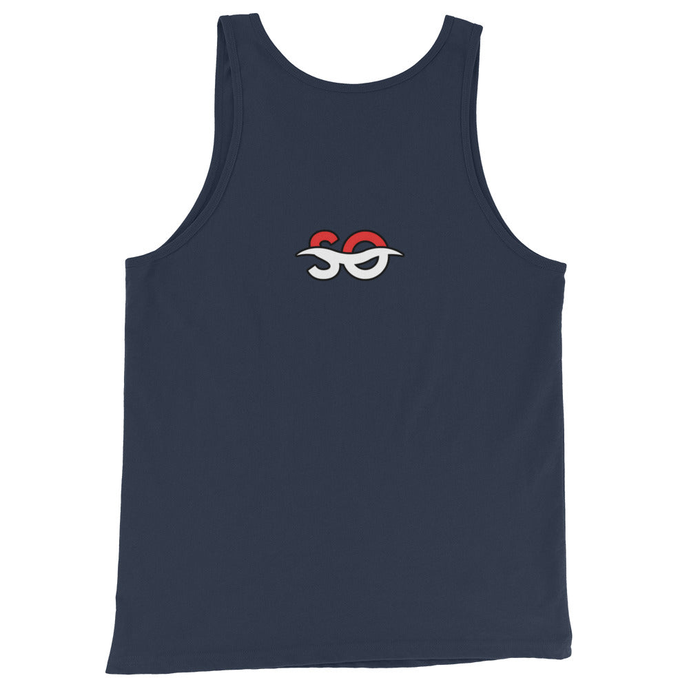 a tank top with the om symbol on it