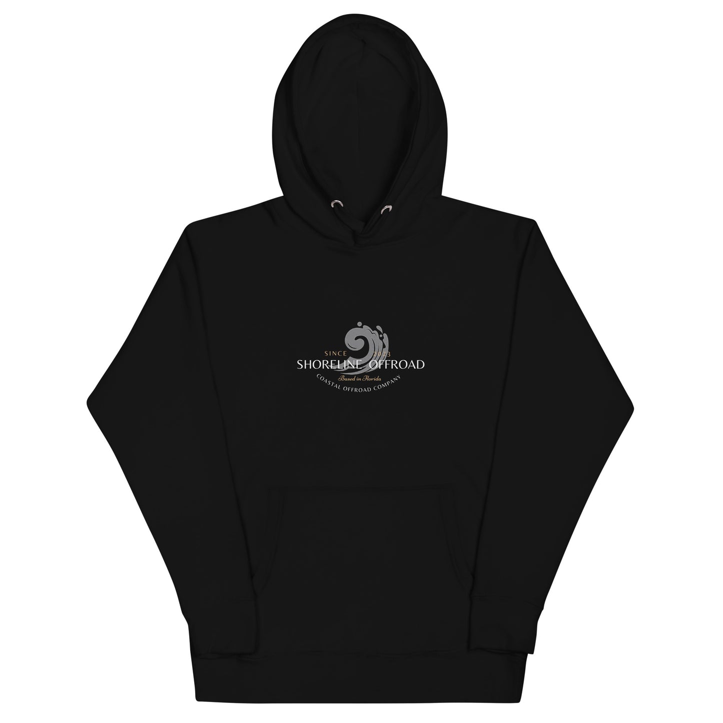 a black hoodie with the logo of a motorcycle club