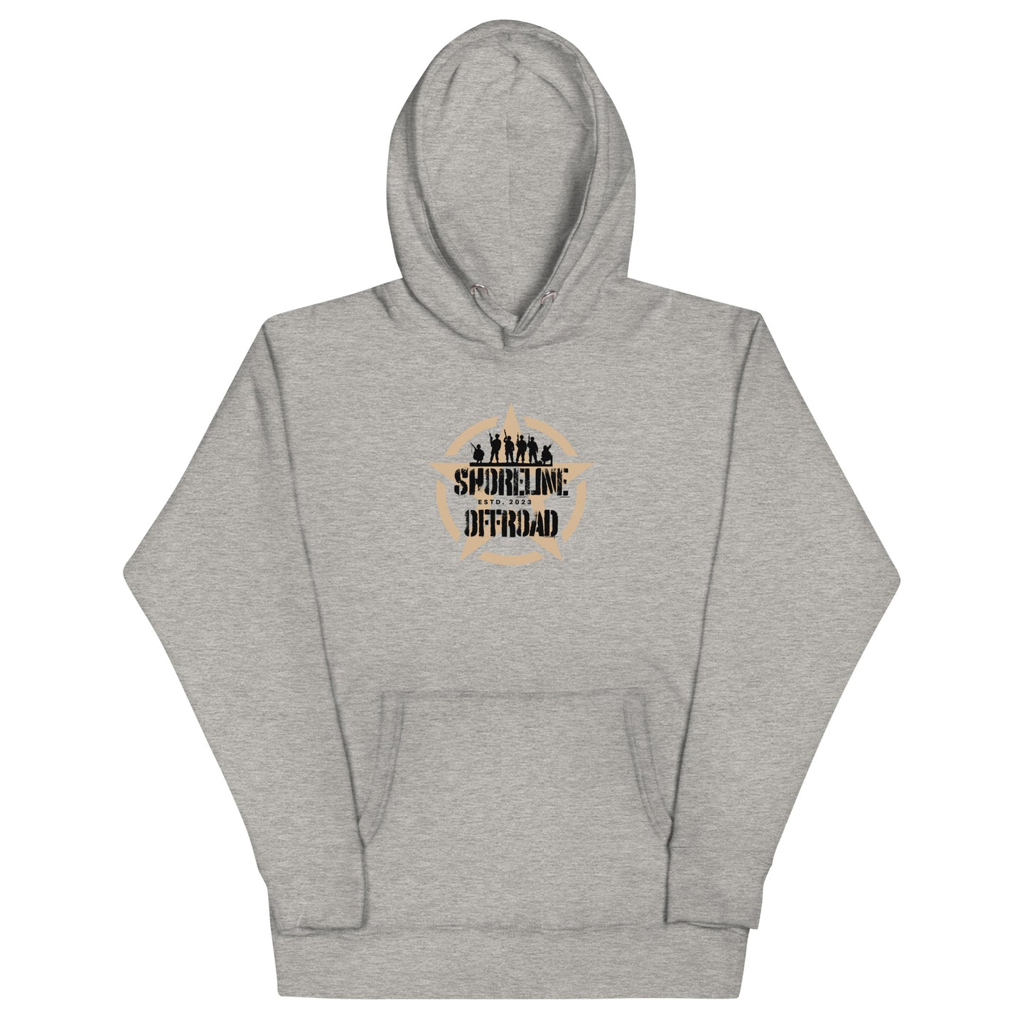 a grey hoodie with the words spoiline offload on it