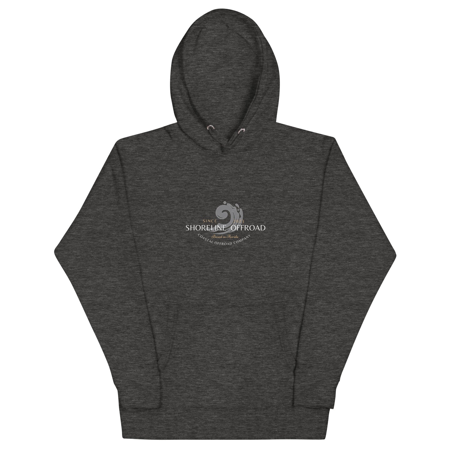 a hooded sweatshirt with the logo of a surfboarder on it