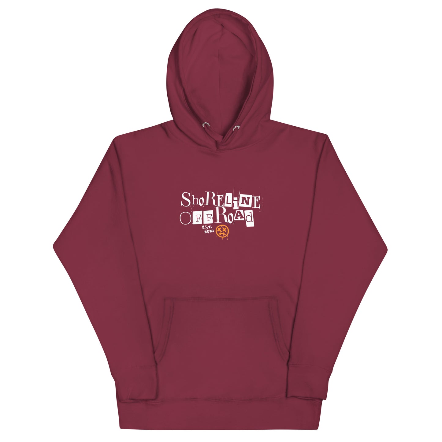 a red hoodie with the words stay calm and play basketball