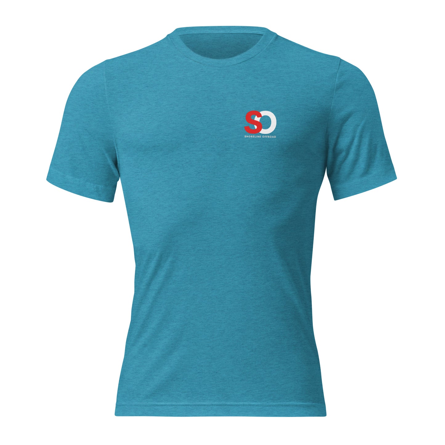 a blue t - shirt with the letter c on it