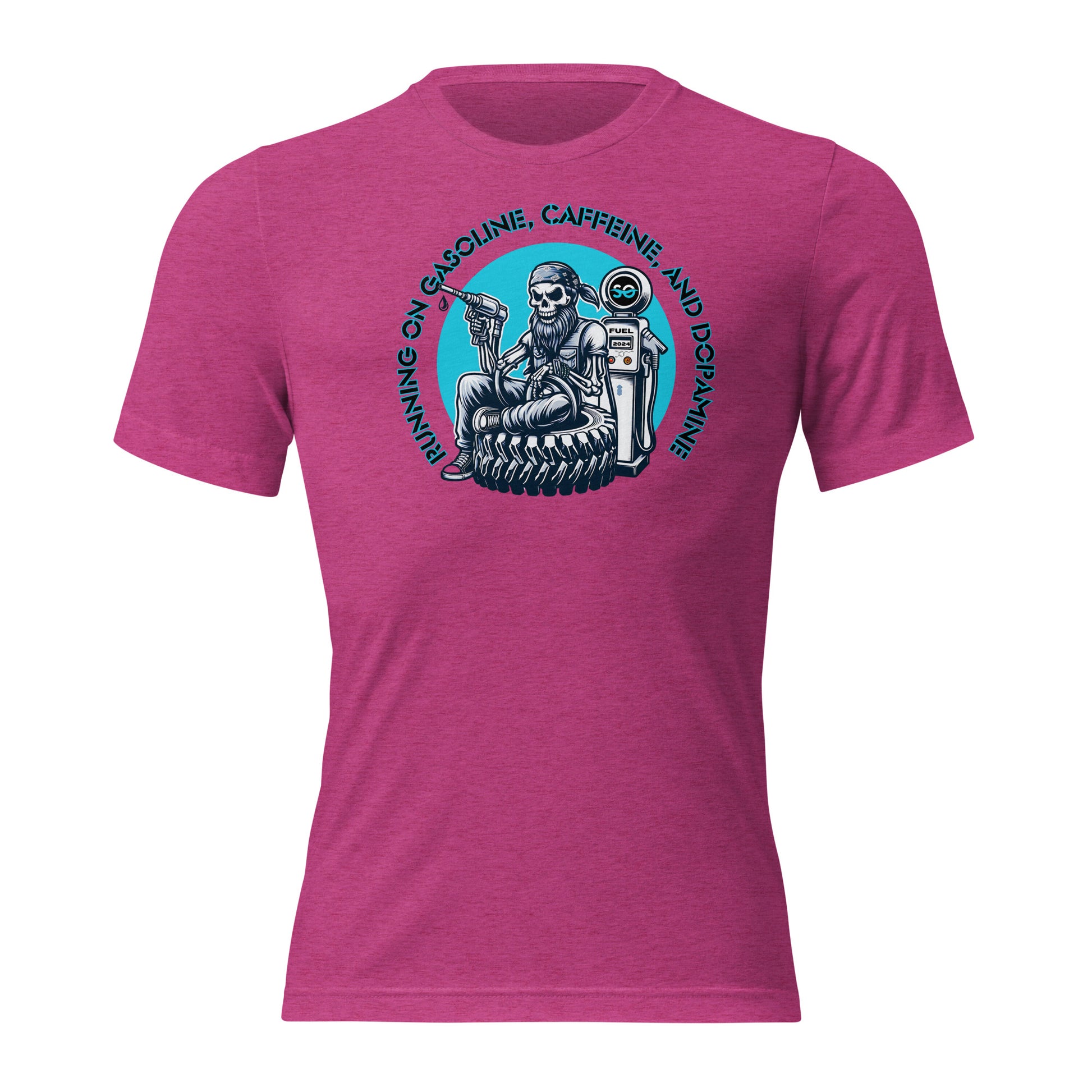 a women's pink t - shirt with a picture of a man on a