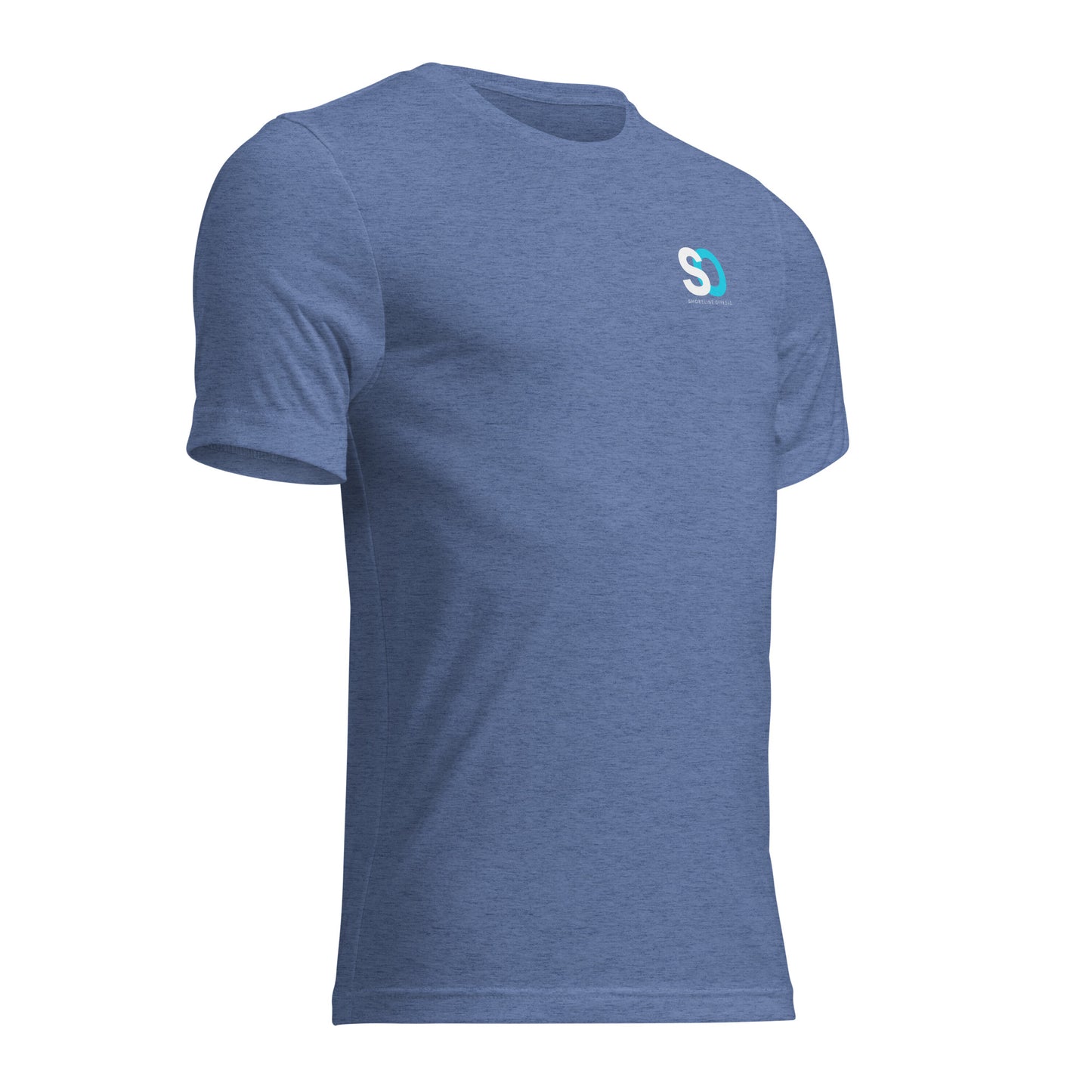 a blue t - shirt with the letter s on it