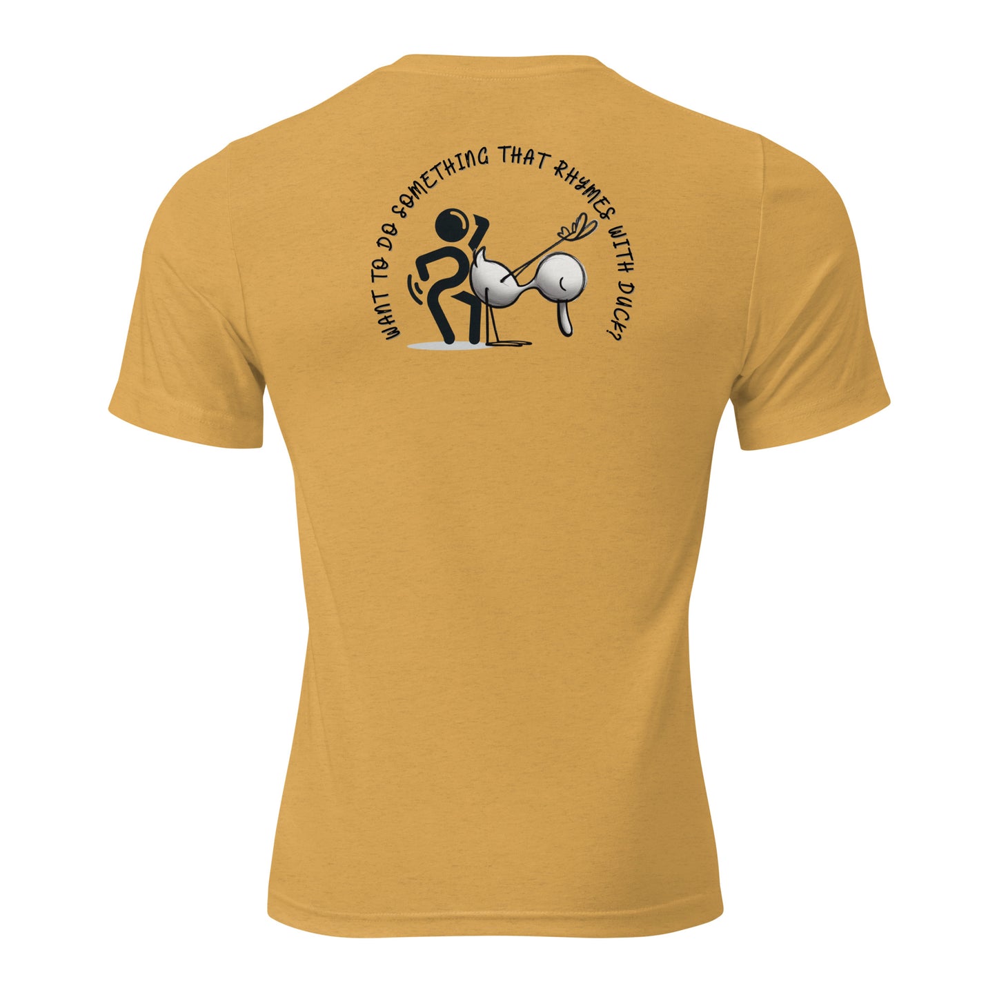 a yellow t - shirt with an image of a person holding a ball