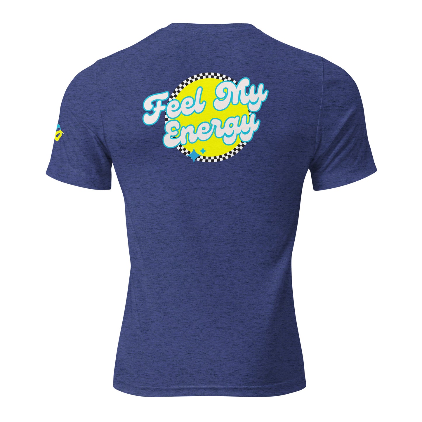 a blue t - shirt that says feel city energy