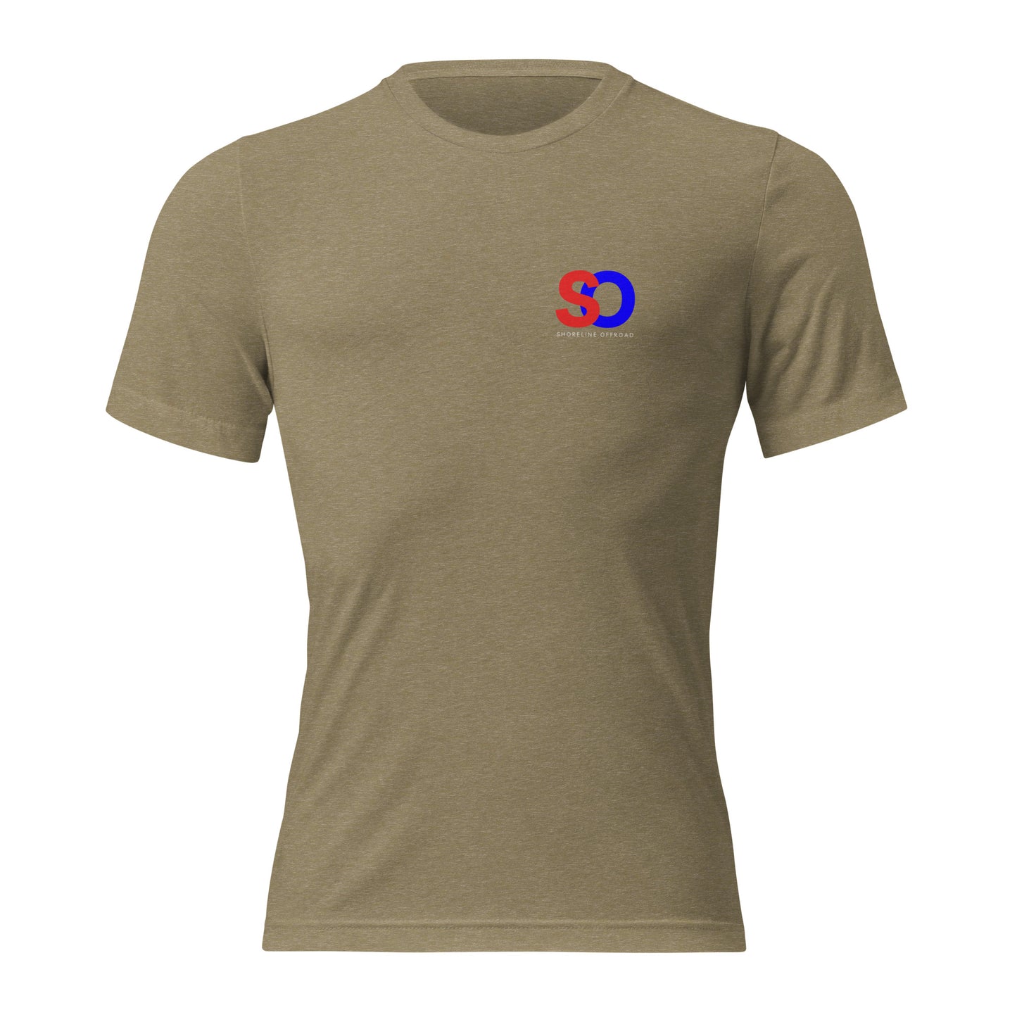 a t - shirt with a colorful logo on the chest