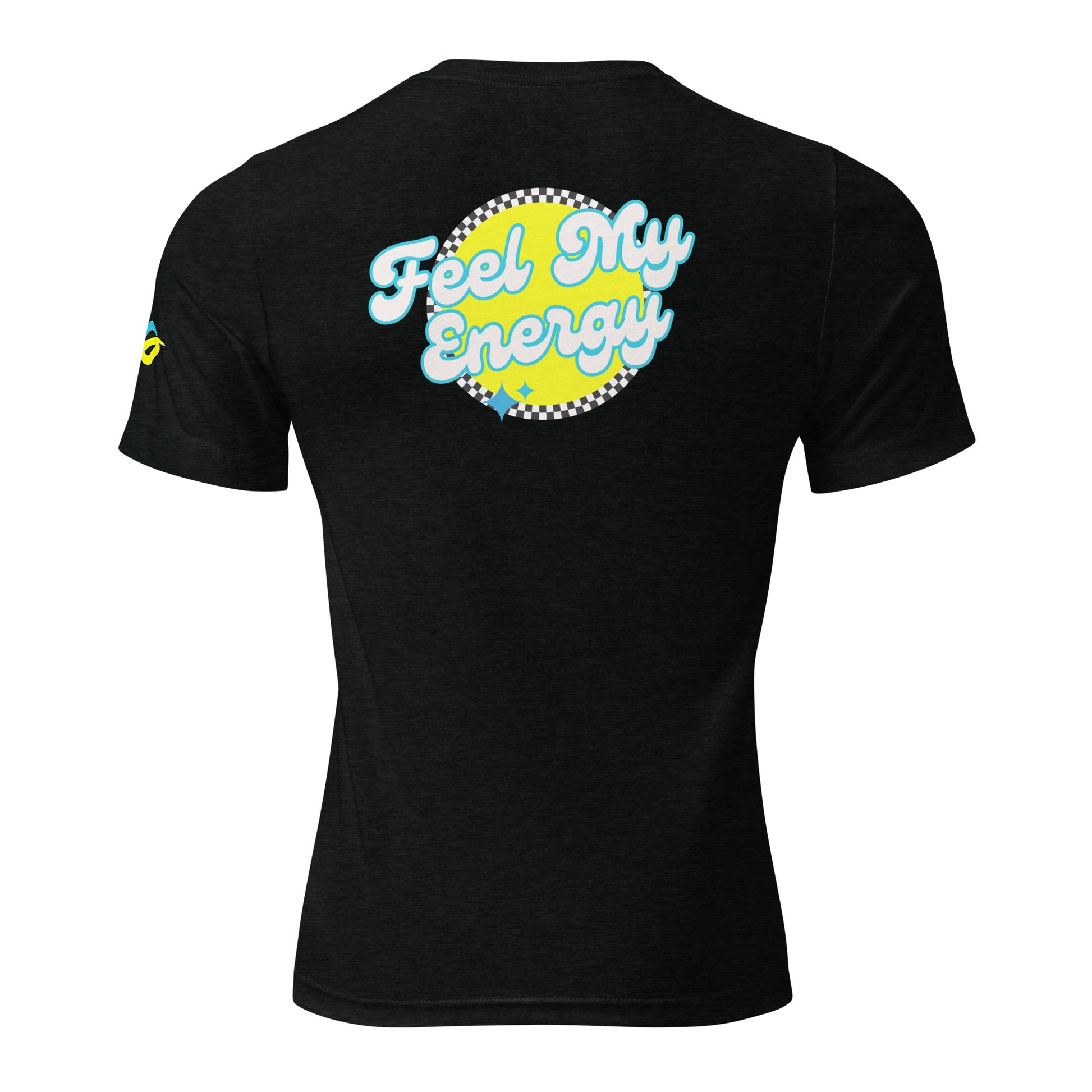 a black t - shirt that says feel city energy