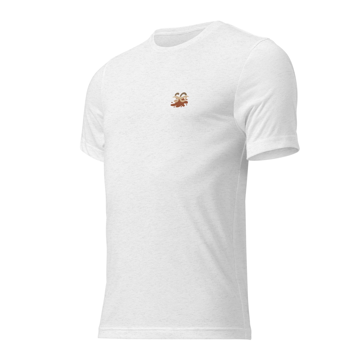 a white t - shirt with a cartoon character on the chest