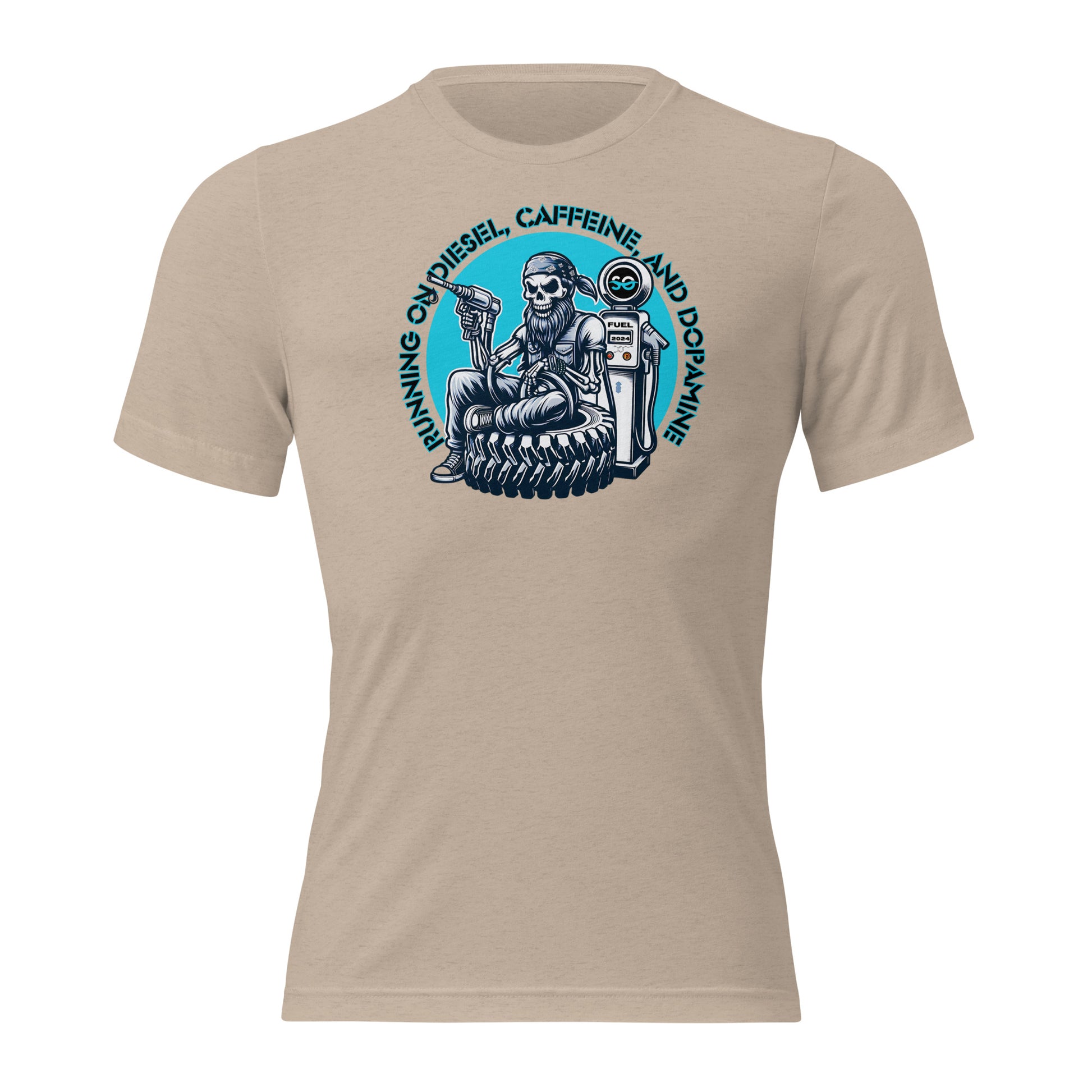 a t - shirt with a skeleton sitting on a motorcycle