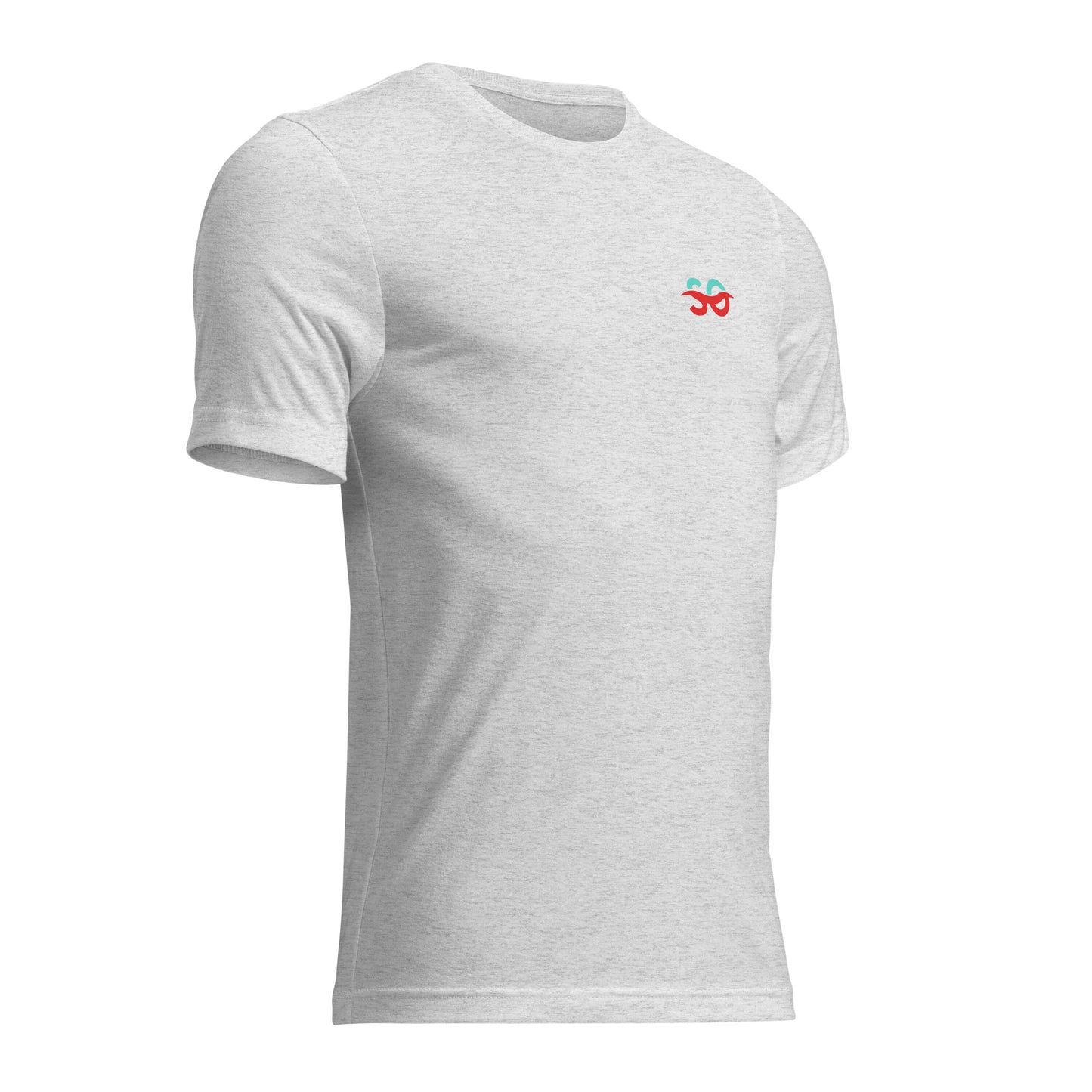 a white t - shirt with a red butterfly on the chest