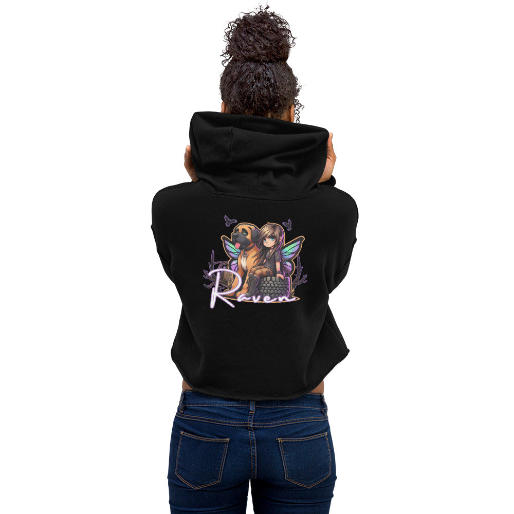 Shoreline Offroad Raven Crop Hoodie