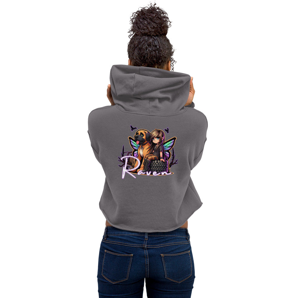 Shoreline Offroad Raven Crop Hoodie