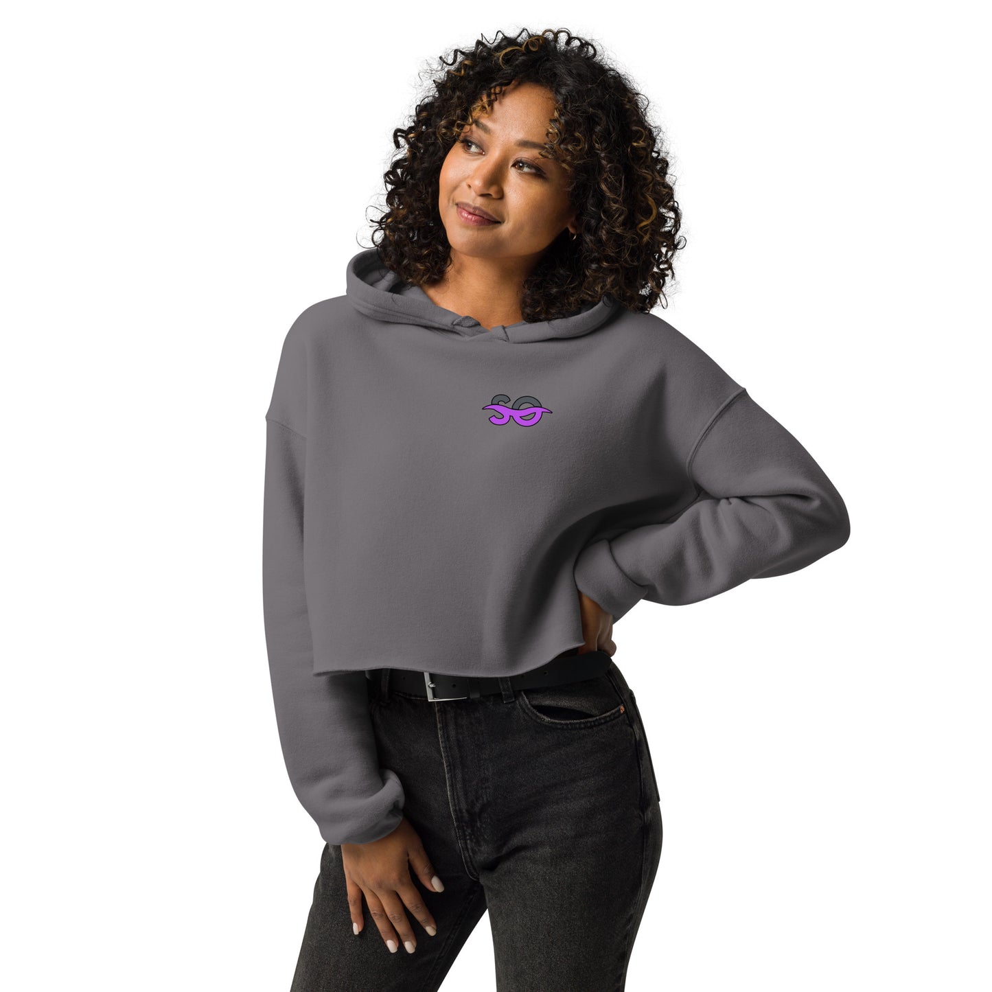 Shoreline Offroad Raven Crop Hoodie