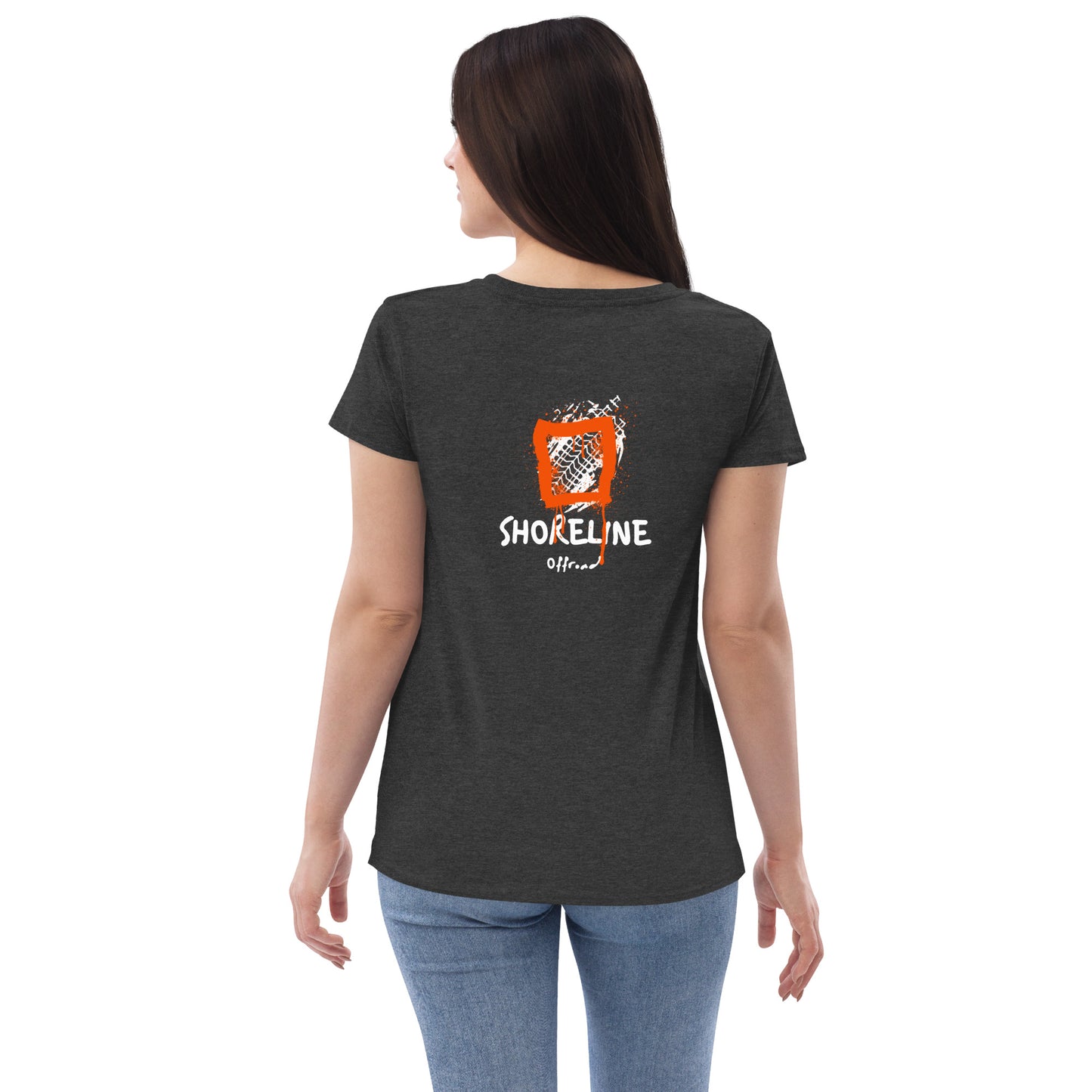 a women's t - shirt with the logo of a hockey team